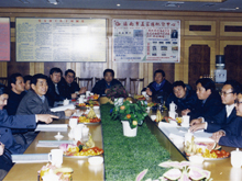 2002年2月，交通部原副部長李居昌蒞臨集團視察工作