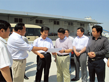 2011年5月，濟南市歷城區(qū)區(qū)委書記李勝利考察集團重點項目建設(shè)情況