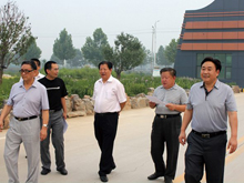 2011年7月16日，山東省原省長助理臧海強，山東省政府參事、濟南市原政協(xié)副主席王可敏蒞臨園區(qū)視察工作